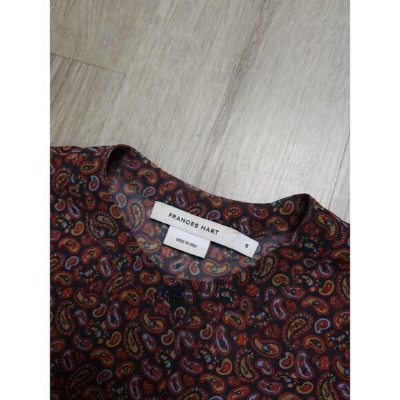 Frances Hart Maternity Dress Paisley Womens Small - Picture 5 of 8